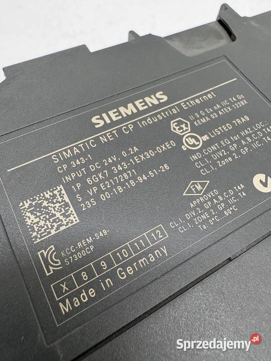 Siemens 6GK7 3431EX300XE0 Moduł komunikacyjny mazowieckie sprzedam
