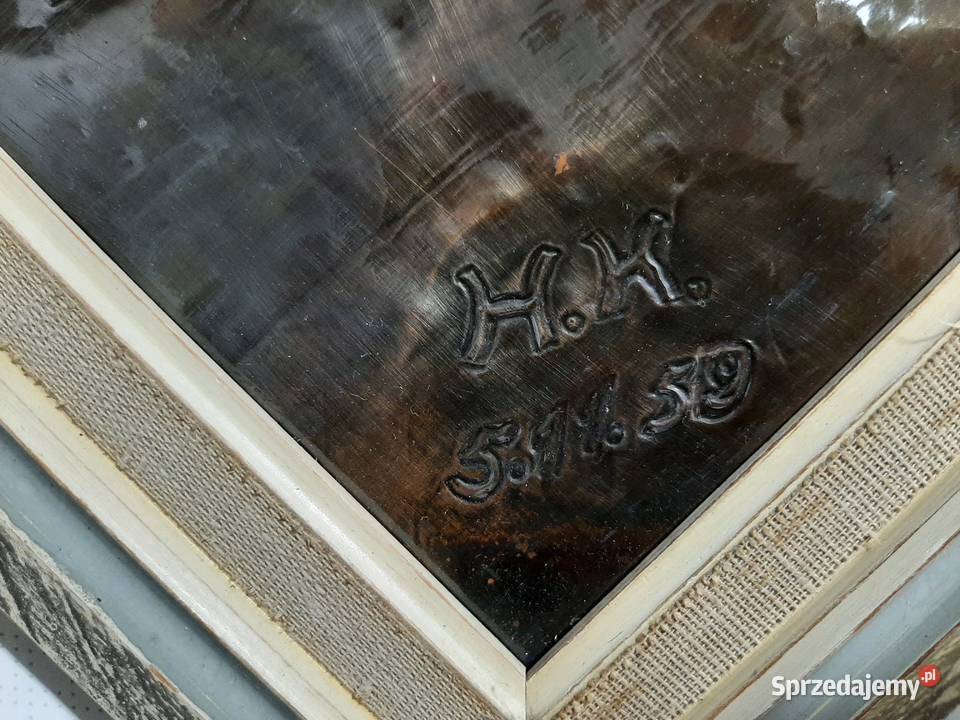 Miedzioryt Obraz z 1959 r Stargard