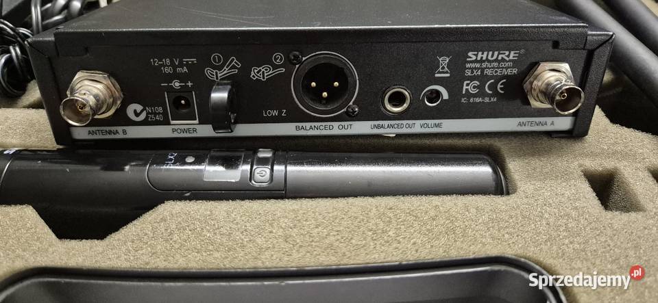 Shure SLX24BETA87A Oryginalny zestaw Muzyka Konin