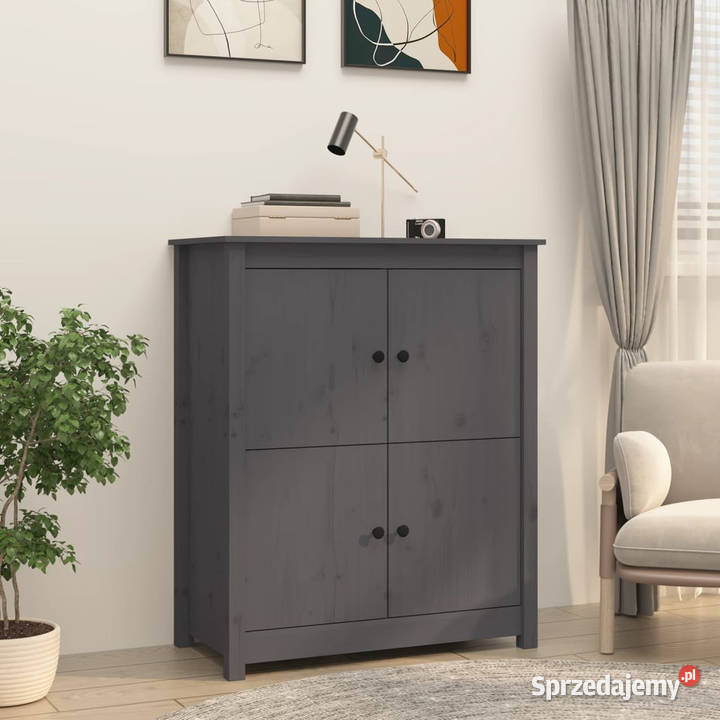 Szafka szara 83x415x100 lite drewno sosnowe Pozostałe Warszawa