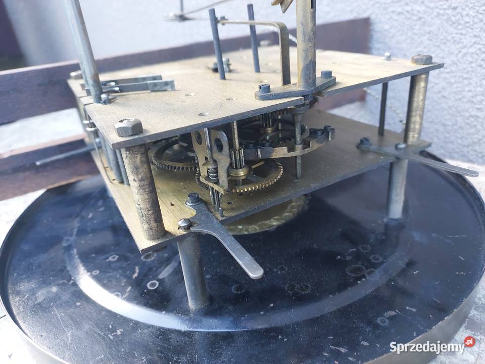 187 Zestaw mechanizm starego zegara podłogowego Tczew