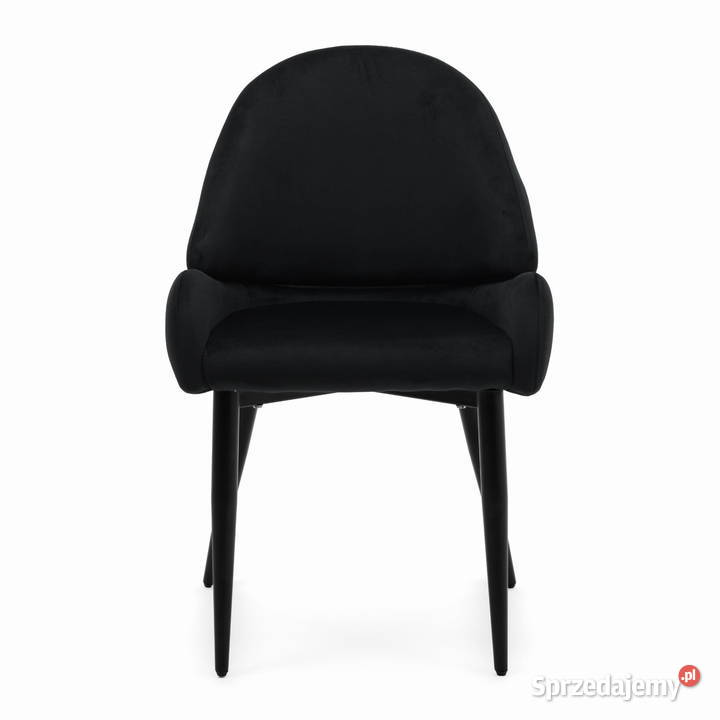 Krzesło Tapicerowane Bergamo Czarne Wysyłka 24H Tarchały Małe