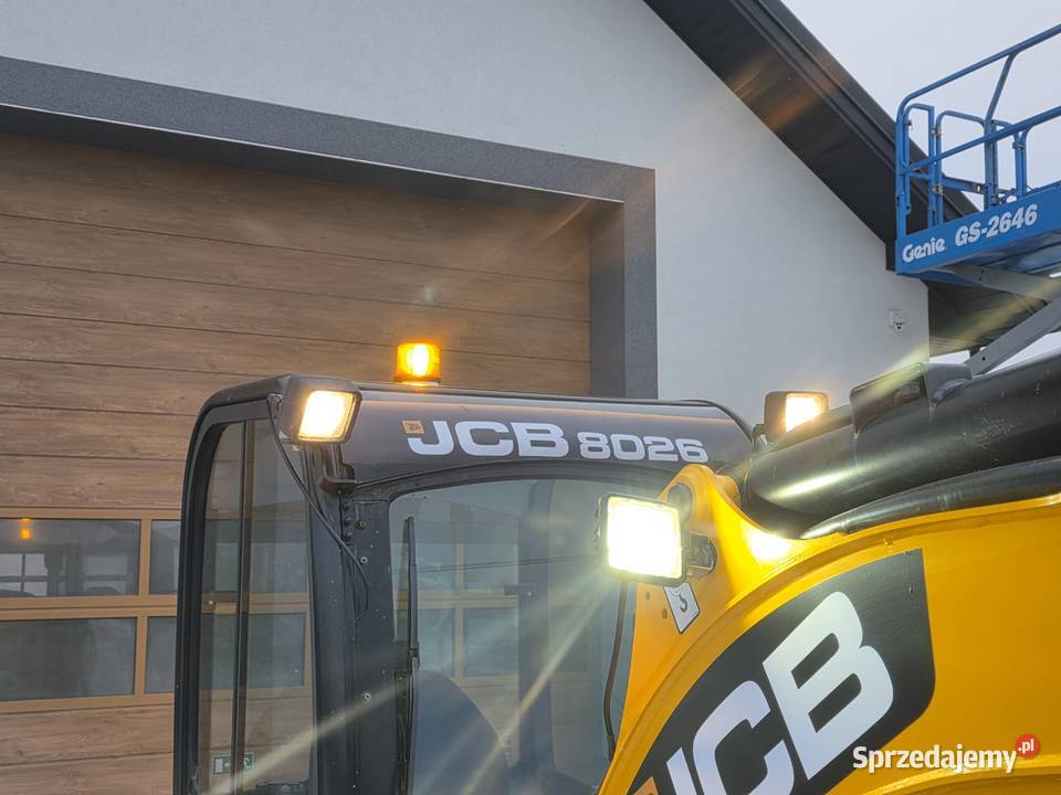 JCB 8026 mini koparka 4 łyżki szybkozłącze 1 wł Bieliny