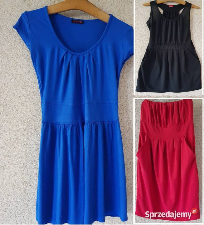 3 sztuki sukienka bawełniana rozkloszowana Kielce sprzedam