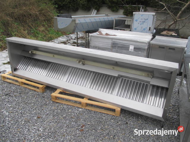 OKAP GASTRONOMICZNY TRAPEZOWY Z FILTRAMI 3108040 Biznes i Przemysł wielkopolskie Ostrów Wielkopolski