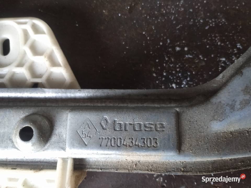 Mechanizm szyby tylnej Renault Clio lewy tylni 90KM Łaszczów