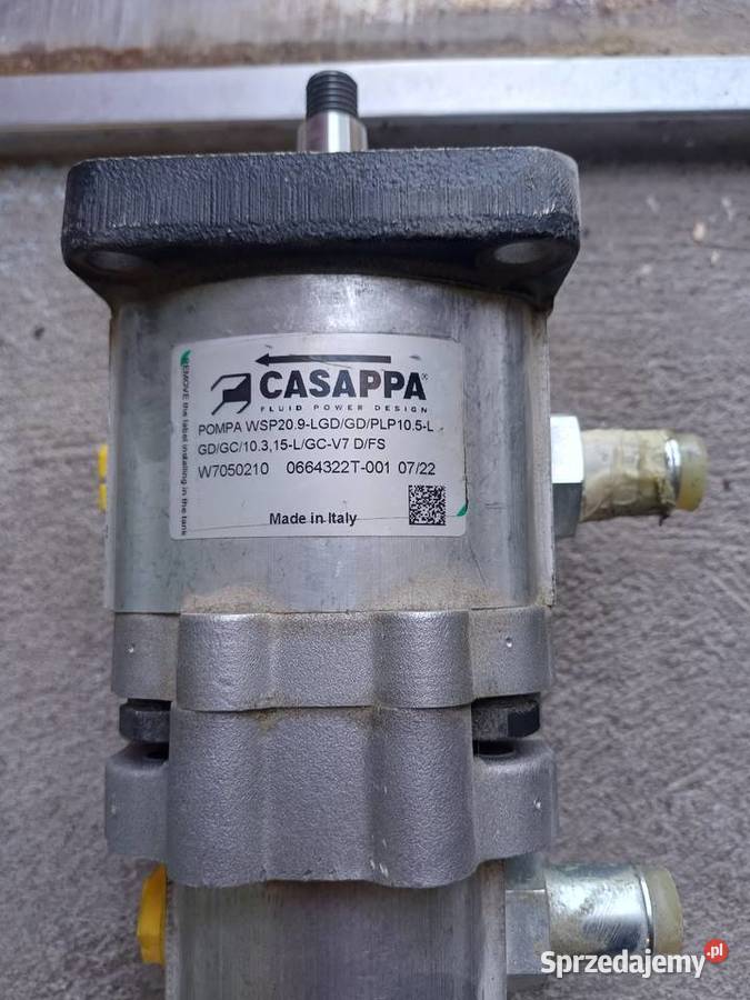 Nowa Pompa Hydrauliczna Dwusekcyjna Casappa nieuszkodzony Bełchatów