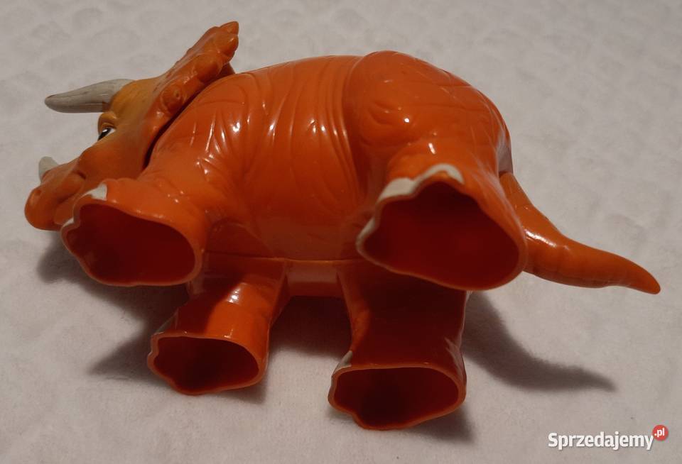 Dinozaur triceratops pomarańczowy 17 Zabawka Czeladź