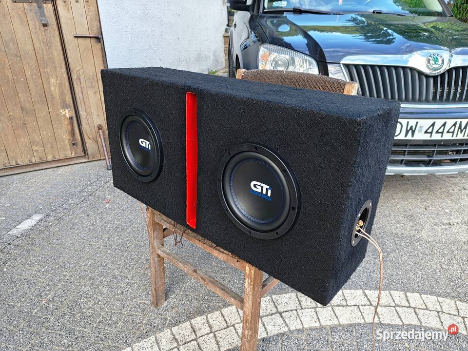 Skrzynia tuba basowa bassowa subwoofer dual 2x