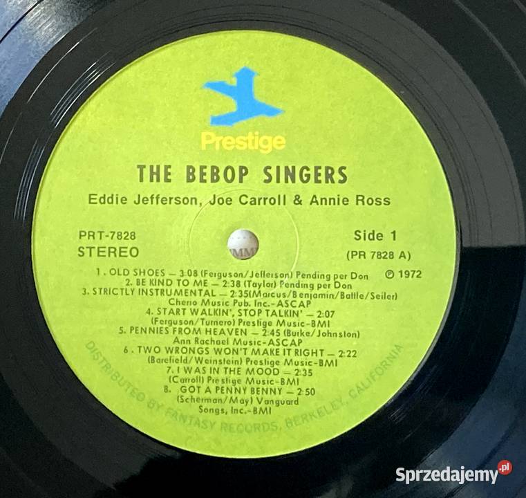 The Bebop Singers Płyty i kasety