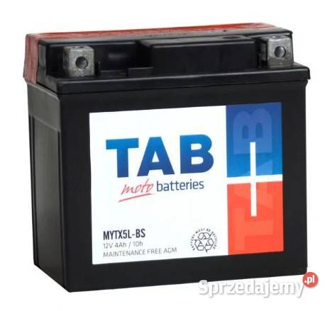 Akumulator motocyklowy TAB MYTX5LBS 12V 4Ah 55A akumulatory Ostrowiec Świętokrzyski