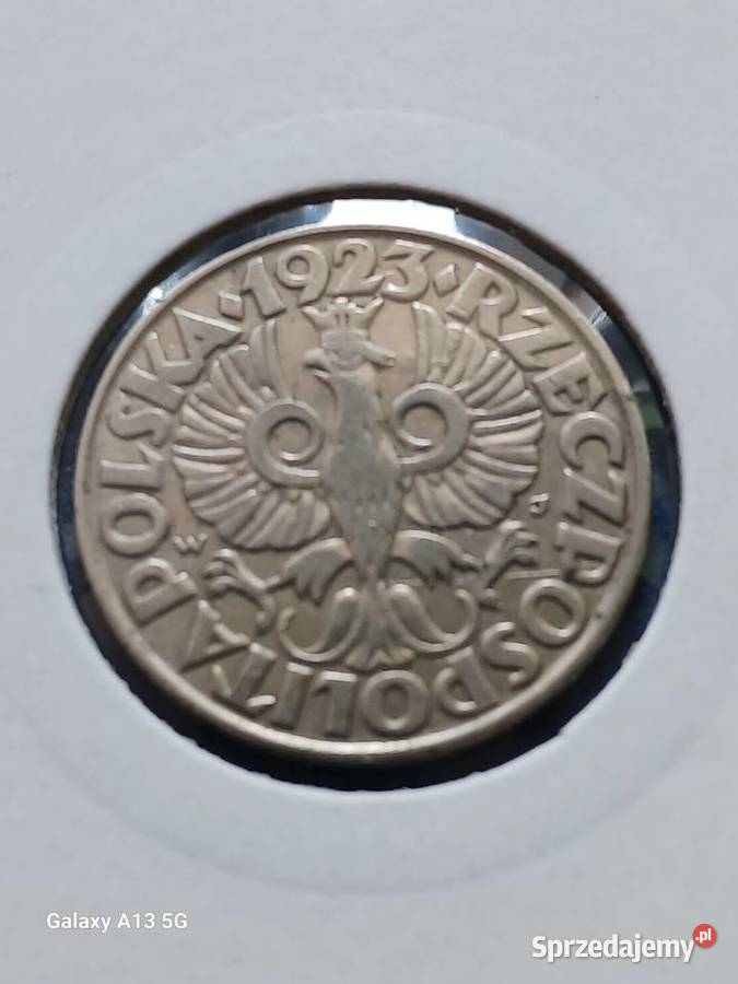 50 Groszy 1923 r ładne Numizmatyka