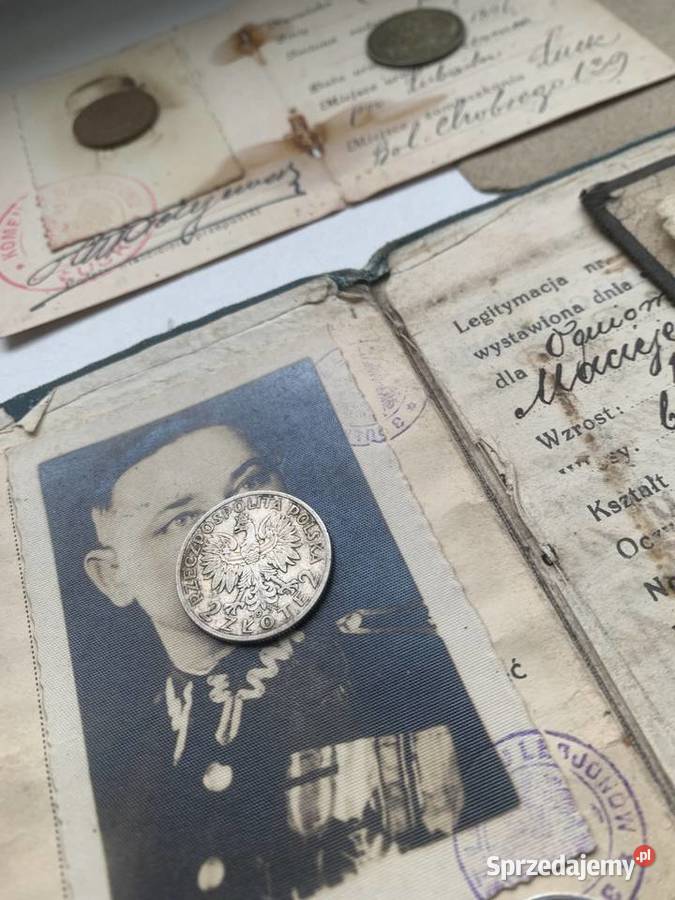 Kresy Dokumenty wojskowe Równe Łuck Antykwariat łódzkie Łowicz