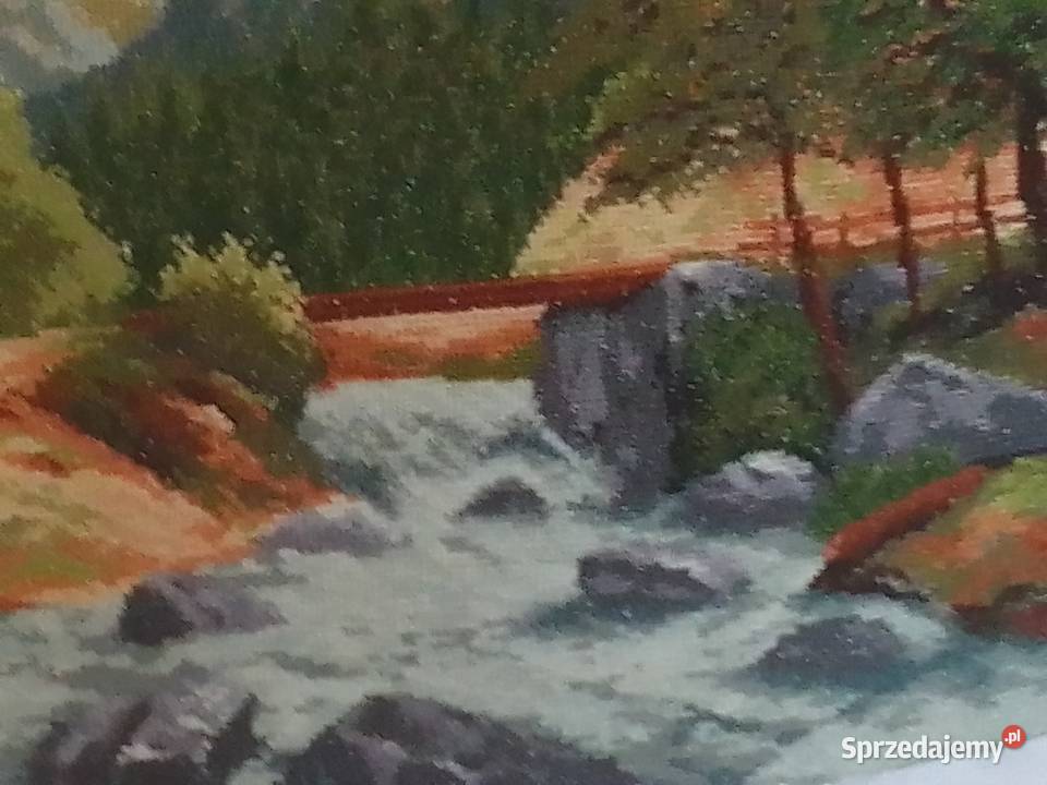 Obraz haftowany krzyżykowo świętokrzyskie