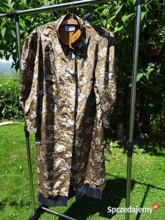 Płaszcz Płaszczyk wzorzysty letni Bufki 46 Kurtki i płaszcze Nowy Sącz