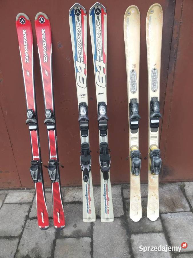 narty 150 z wiązaniami 1 para 100 trzecia para śląskie Gliwice