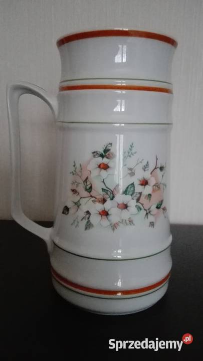 Kufel duży porcelana Ćmielów