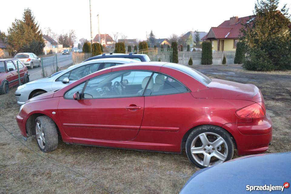 efektowny peugeot 307 kabriolet anglik benzyna Wrocław