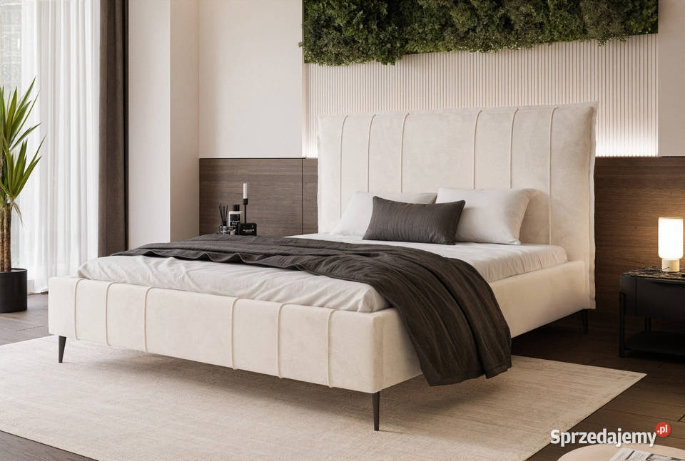 Łóżko tapicerowane z pojemnikiem Suzi różne Tarchały Małe