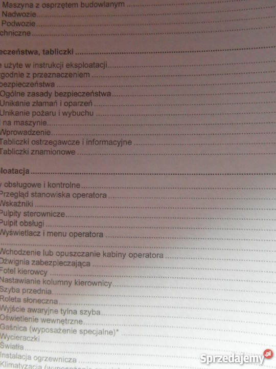 INSTRUKCJA OBSŁUGI DTR LIEBHERR A 314 i inne Kultura i Rozrywka Szczecin