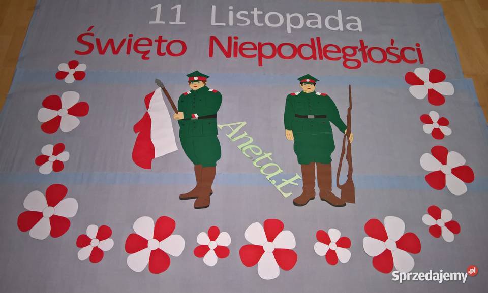 Dekoracje na 11Listopada Święto Niepodległości z Garwolin