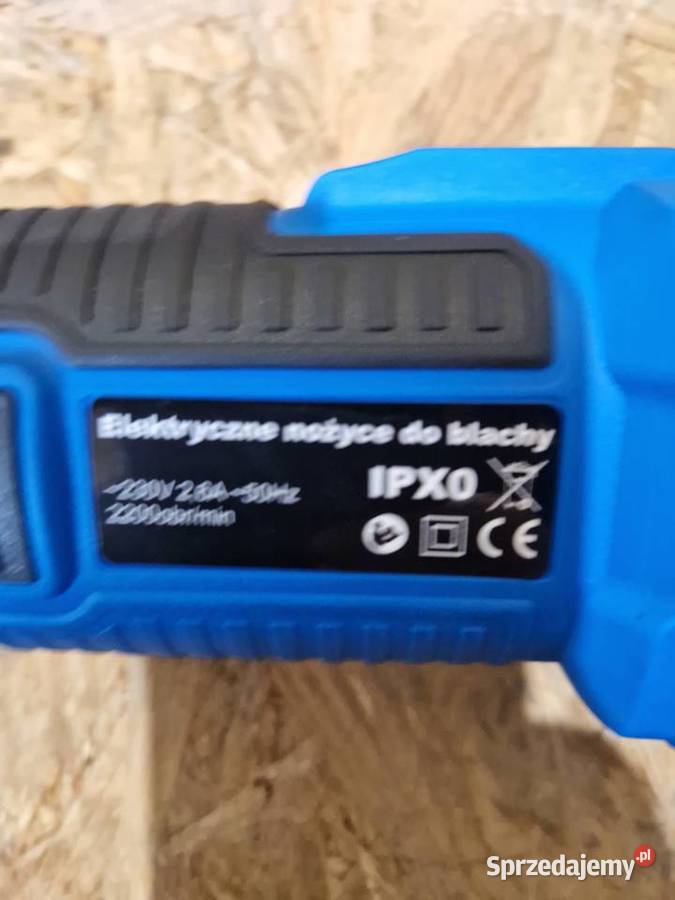 NOŻYCE ELEKTRYCZNE DO CIĘCIA BLACHY FALISTEJ wielkopolskie Głogowa