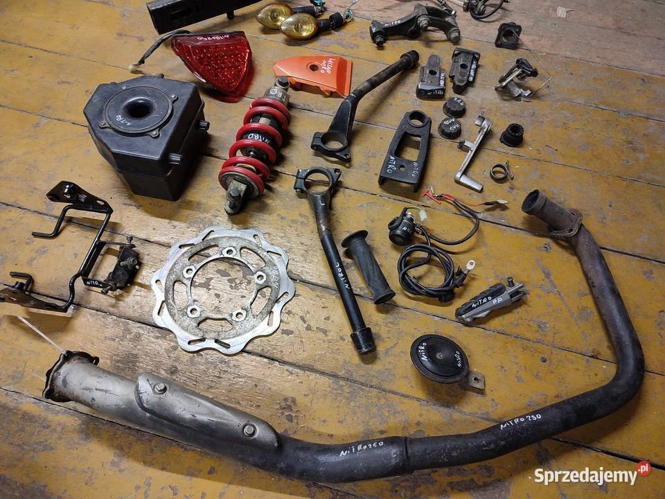 Zipp Nitro 250 części wahacz tarcza kierownica Jelenia Góra