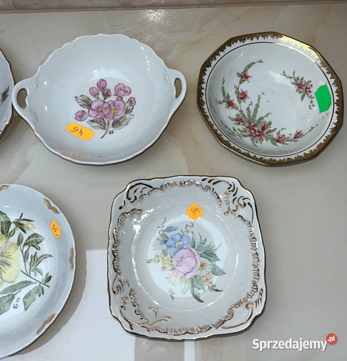 Porcelanowa miseczka Bez sygnatury Biała Gdańsk