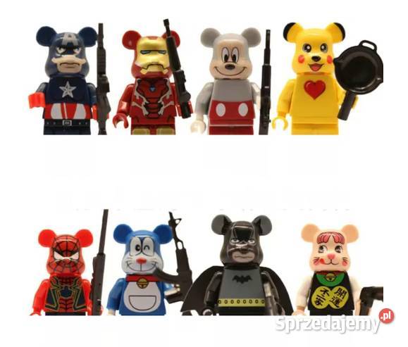 Zestaw 8 figurek Hero Misie pasuje Lego NOWE 6 lat+ łódzkie Łódź