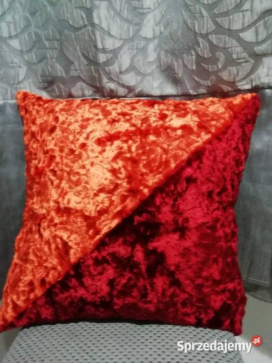 Poszewka welurowa bawełniana aksamitna Koło