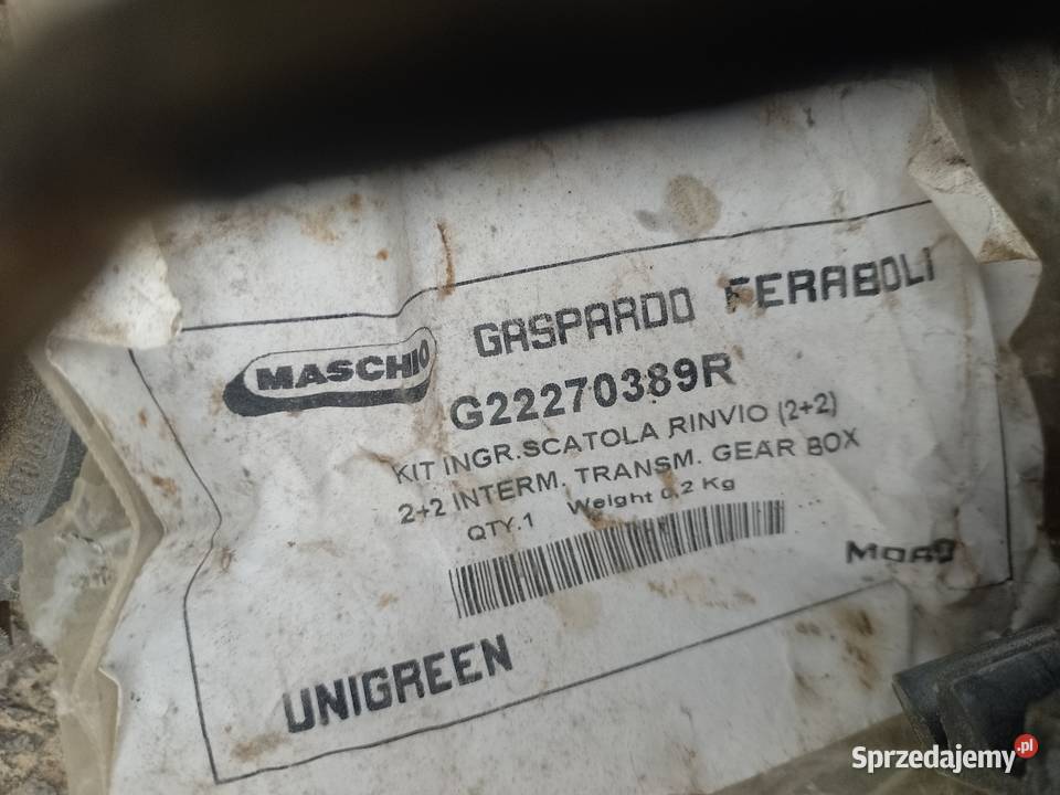 Sprzedam części do siewnika Gaspardo sp st mtr śląskie Wilgoszcza