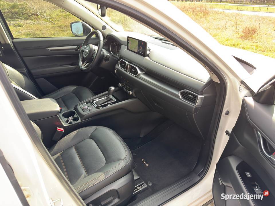 Mazda CX5 2021 r 54 000 bogate wyposażenie biały mazowieckie
