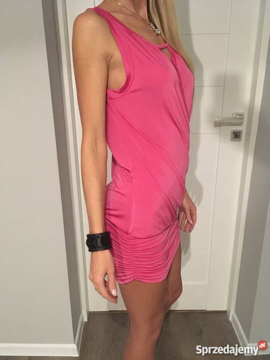 Positivo nowa grecka różowa sukienka sexy SM podkarpackie Nisko