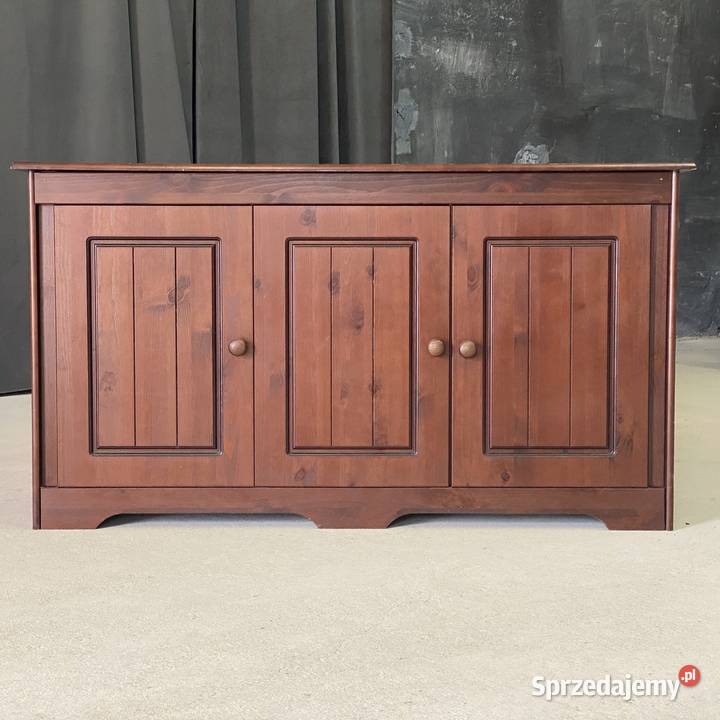 Drewniana komoda szafka rustykalna Budno