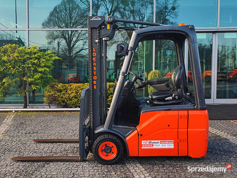 Wózek widłowy elektryczny Linde E16C 16 t duplex