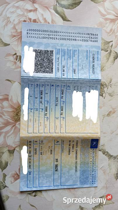 URSUS C330 ZADBANY OPLACONY PAPIERY