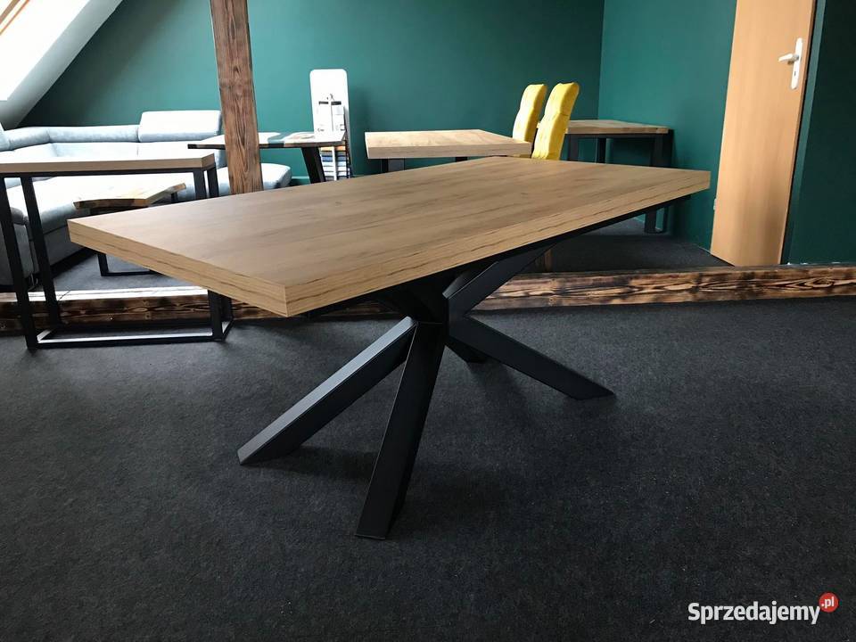 Stół 200x100 Loft industrialny metalowe nogi X
