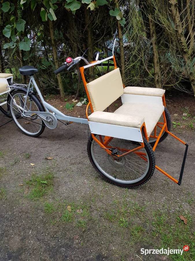 NowyZgrabnyDo pracyrekreacjiRower riksza ryksza Barlinek sprzedam