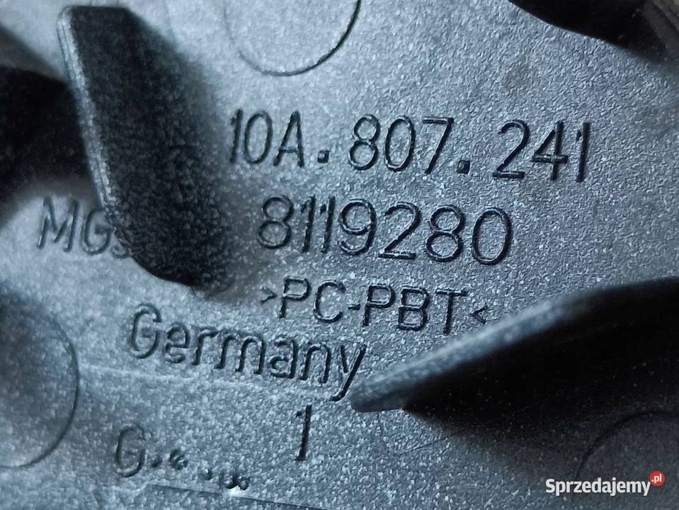 VW ID3 ZAŚLEPKA HAKA ZDERZAK PRZÓD 10A807241 Pleszew