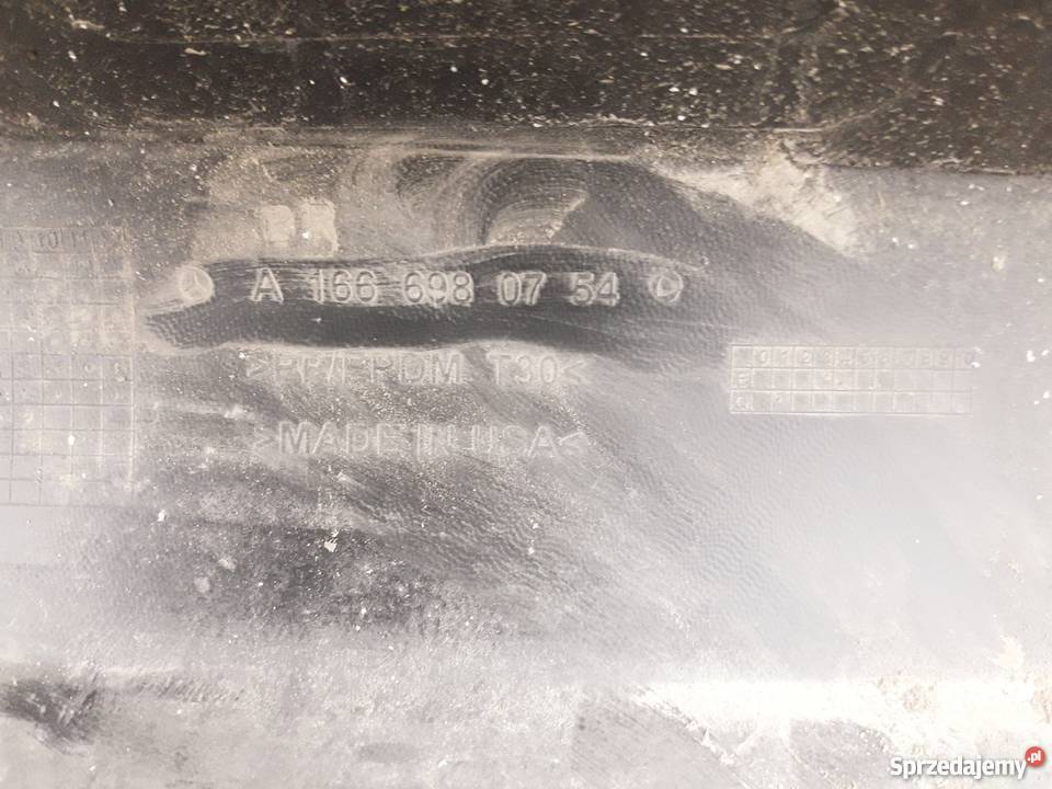 MERCEDES ML W166 AMG LISTWA PROGOWA PRÓG PRAWY Bieleń sprzedam