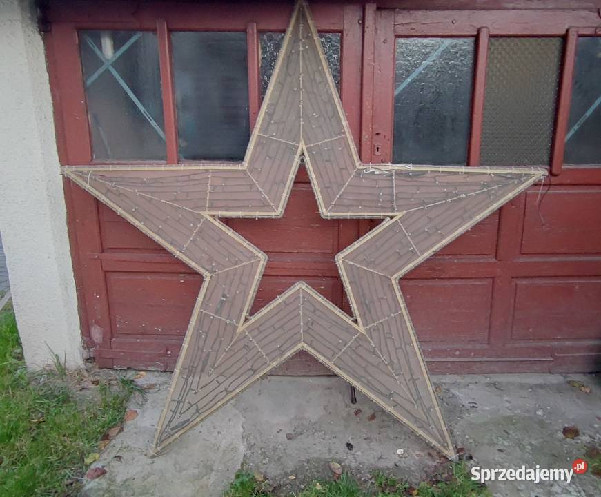 Gwiazda dekoracja ogród dom przedstawienie małopolskie Kraków