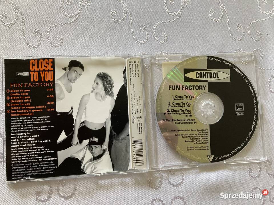 Płyta CD Fun Factory Close To You Klasyka Single Kultura i Rozrywka Czerwionka-Leszczyny