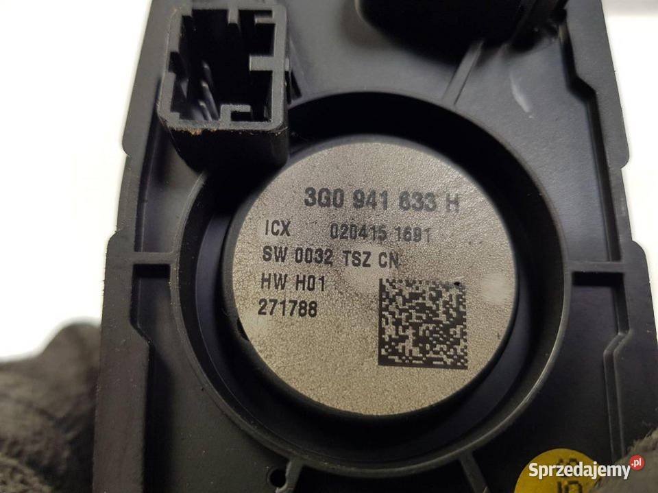WŁĄCZNIK ŚWIATEŁ VOLKSWAGEN PASSAT B8 3G0941633H kujawsko-pomorskie Lipno sprzedam