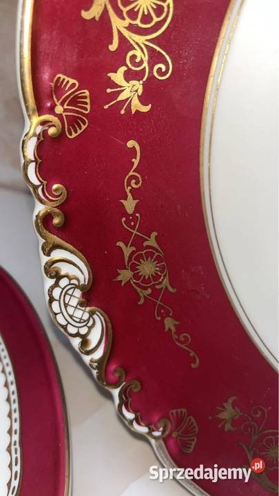 Wielka Patera Koningl pn Tettau Import Znana Porcelana i szkło pomorskie Gdańsk sprzedam