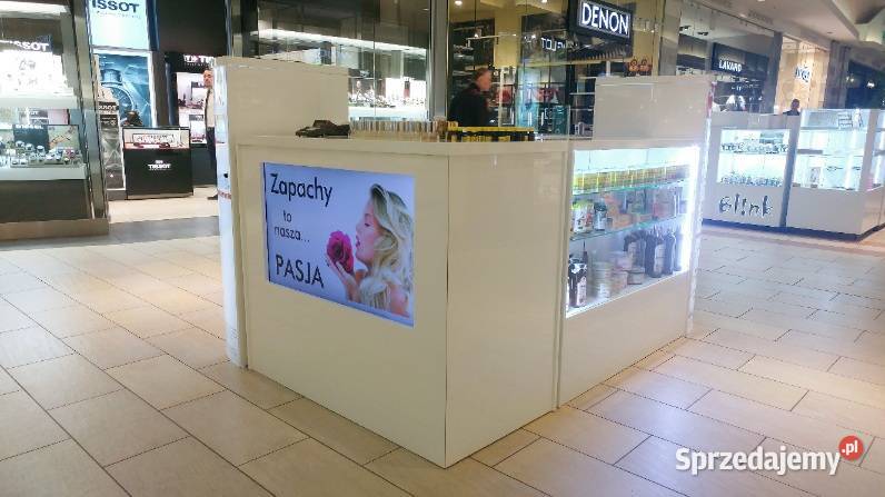 Wyspa handlowa biały lakier led telewizor Częstochowa sprzedam