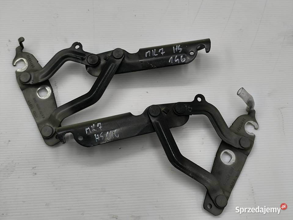 ZAWIASY MASKI KOMPLET FORD FIESTA MK7 LIFT Zawiasy, bolce i prowadnice