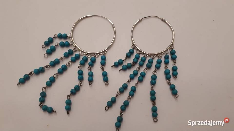 Kolczyki z dyndałkami srebro Radom