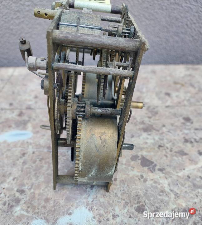 731 Mechanizm starego zegara ściennego Junghans Tczew