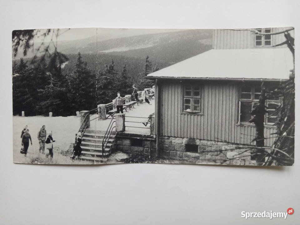 Pocztówka Karkonosze 1969r PRLu 2 Znaczki Dąbrowa Górnicza