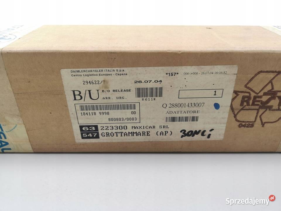 ADAPTER MONTAŻOWY DO MARKIZY MERCEDES NOWY Komputery